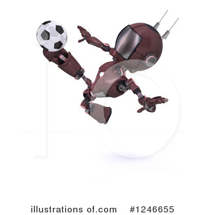 Royalty-Free (RF) Robot Clipart Illustration by KJ Pargeter - Stock Sample #1246655