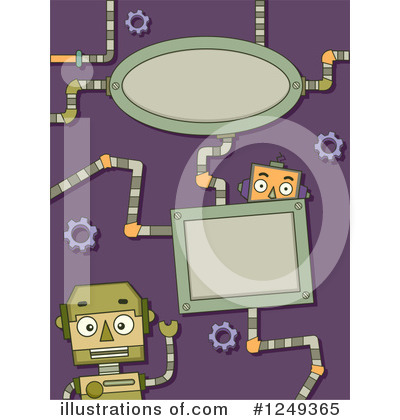 Royalty-Free (RF) Robot Clipart Illustration by BNP Design Studio - Stock Sample #1249365