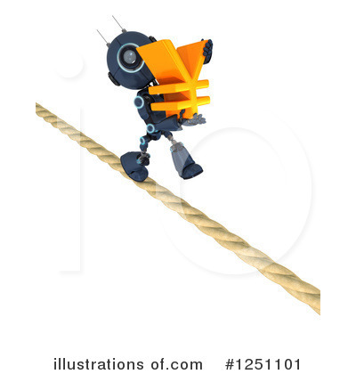 Royalty-Free (RF) Robot Clipart Illustration by KJ Pargeter - Stock Sample #1251101