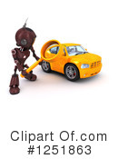 Robot Clipart #1251863 by KJ Pargeter
