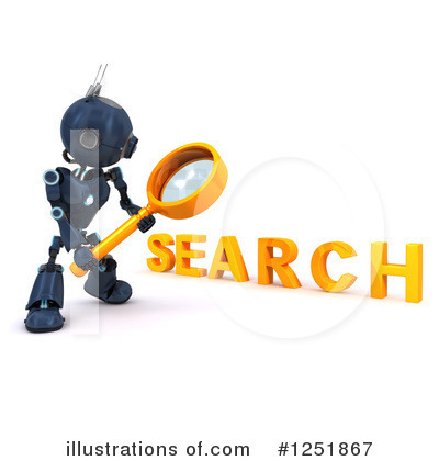 Royalty-Free (RF) Robot Clipart Illustration by KJ Pargeter - Stock Sample #1251867