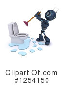 Robot Clipart #1254150 by KJ Pargeter