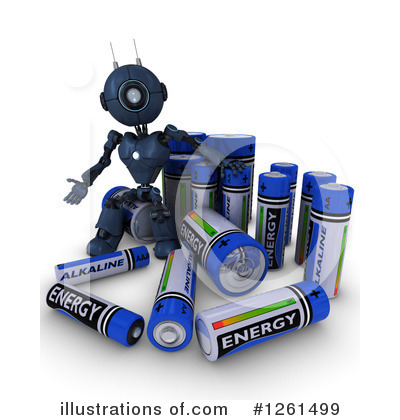 Royalty-Free (RF) Robot Clipart Illustration by KJ Pargeter - Stock Sample #1261499