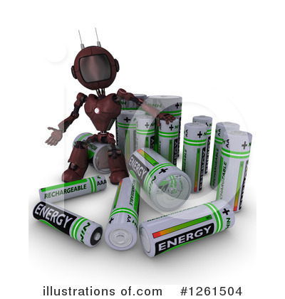 Royalty-Free (RF) Robot Clipart Illustration by KJ Pargeter - Stock Sample #1261504