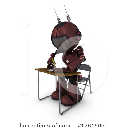Royalty-Free (RF) Robot Clipart Illustration by KJ Pargeter - Stock Sample #1261505