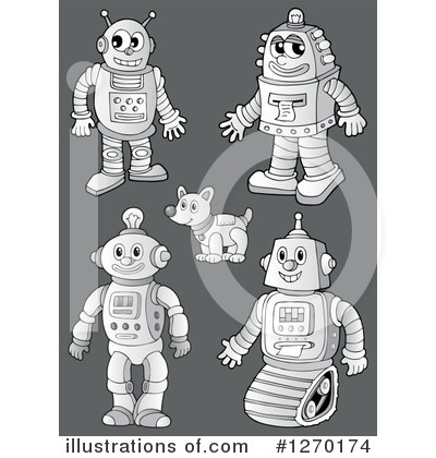 Robot Clipart #1270174 by visekart