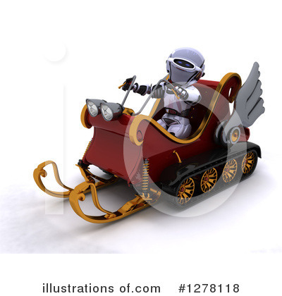 Royalty-Free (RF) Robot Clipart Illustration by KJ Pargeter - Stock Sample #1278118