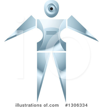 Royalty-Free (RF) Robot Clipart Illustration by Lal Perera - Stock Sample #1306334