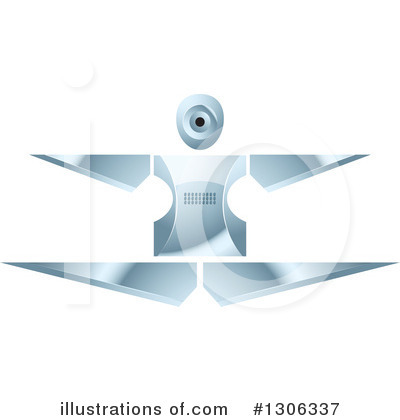 Robot Clipart #1306337 by Lal Perera