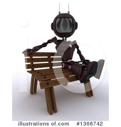 Royalty-Free (RF) Robot Clipart Illustration by KJ Pargeter - Stock Sample #1306742