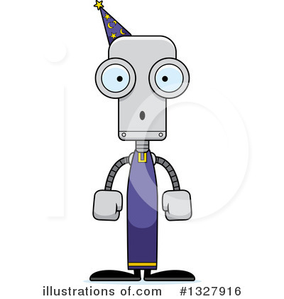 Royalty-Free (RF) Robot Clipart Illustration by Cory Thoman - Stock Sample #1327916