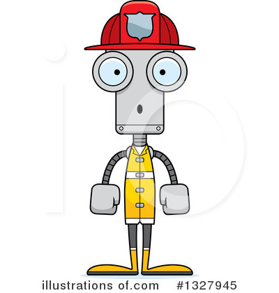 Royalty-Free (RF) Robot Clipart Illustration by Cory Thoman - Stock Sample #1327945