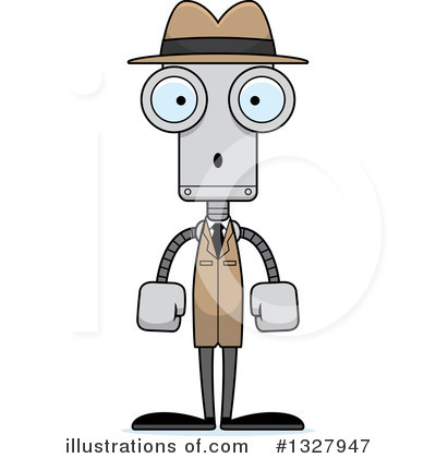 Royalty-Free (RF) Robot Clipart Illustration by Cory Thoman - Stock Sample #1327947