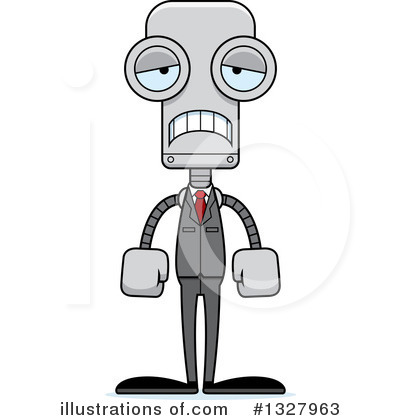 Royalty-Free (RF) Robot Clipart Illustration by Cory Thoman - Stock Sample #1327963