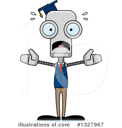 Royalty-Free (RF) Robot Clipart Illustration by Cory Thoman - Stock Sample #1327967