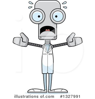 Royalty-Free (RF) Robot Clipart Illustration by Cory Thoman - Stock Sample #1327991