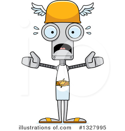 Royalty-Free (RF) Robot Clipart Illustration by Cory Thoman - Stock Sample #1327995