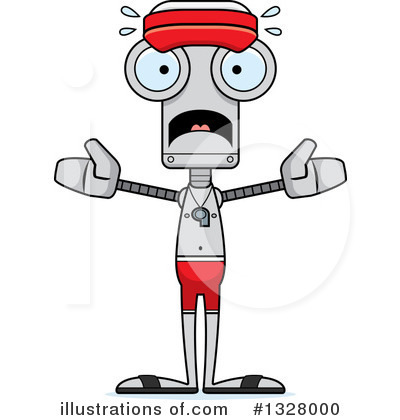 Royalty-Free (RF) Robot Clipart Illustration by Cory Thoman - Stock Sample #1328000