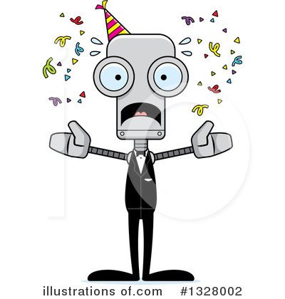 Royalty-Free (RF) Robot Clipart Illustration by Cory Thoman - Stock Sample #1328002