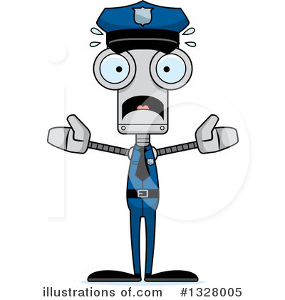 Royalty-Free (RF) Robot Clipart Illustration by Cory Thoman - Stock Sample #1328005