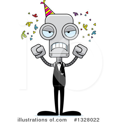 Royalty-Free (RF) Robot Clipart Illustration by Cory Thoman - Stock Sample #1328022