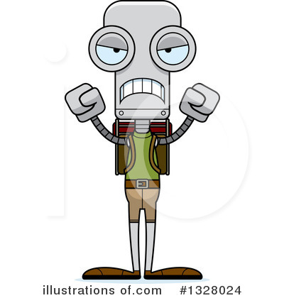Royalty-Free (RF) Robot Clipart Illustration by Cory Thoman - Stock Sample #1328024