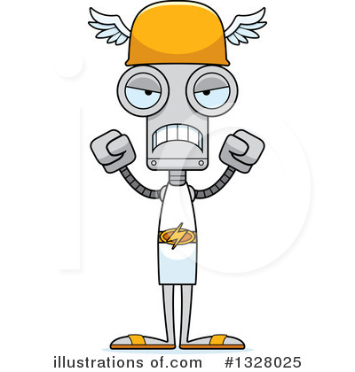 Royalty-Free (RF) Robot Clipart Illustration by Cory Thoman - Stock Sample #1328025