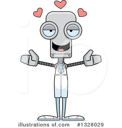 Royalty-Free (RF) Robot Clipart Illustration by Cory Thoman - Stock Sample #1328029