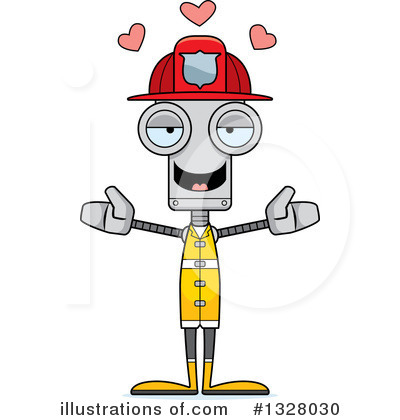 Royalty-Free (RF) Robot Clipart Illustration by Cory Thoman - Stock Sample #1328030