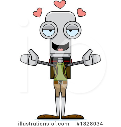 Royalty-Free (RF) Robot Clipart Illustration by Cory Thoman - Stock Sample #1328034