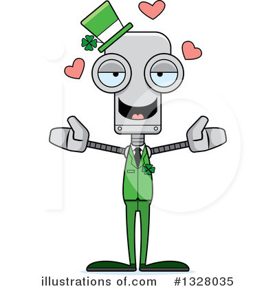 Royalty-Free (RF) Robot Clipart Illustration by Cory Thoman - Stock Sample #1328035