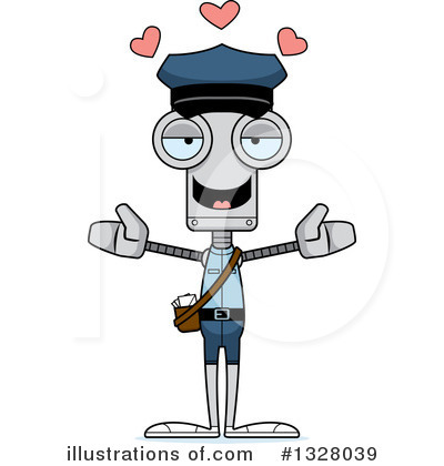 Royalty-Free (RF) Robot Clipart Illustration by Cory Thoman - Stock Sample #1328039