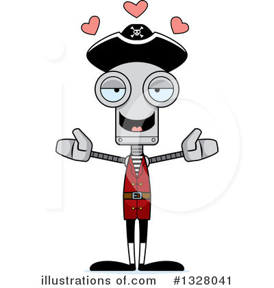 Royalty-Free (RF) Robot Clipart Illustration by Cory Thoman - Stock Sample #1328041