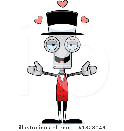 Royalty-Free (RF) Robot Clipart Illustration by Cory Thoman - Stock Sample #1328046