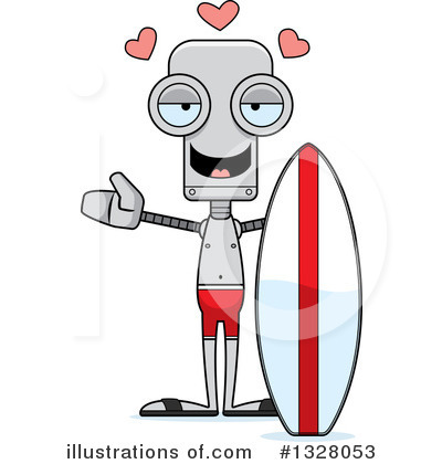 Royalty-Free (RF) Robot Clipart Illustration by Cory Thoman - Stock Sample #1328053