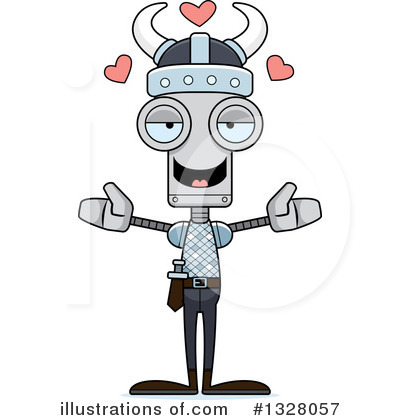 Royalty-Free (RF) Robot Clipart Illustration by Cory Thoman - Stock Sample #1328057