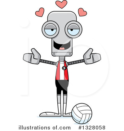 Royalty-Free (RF) Robot Clipart Illustration by Cory Thoman - Stock Sample #1328058