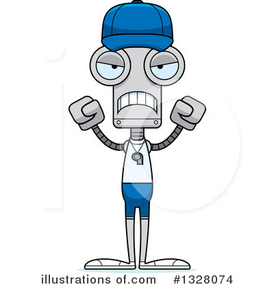 Royalty-Free (RF) Robot Clipart Illustration by Cory Thoman - Stock Sample #1328074