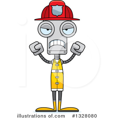 Royalty-Free (RF) Robot Clipart Illustration by Cory Thoman - Stock Sample #1328080