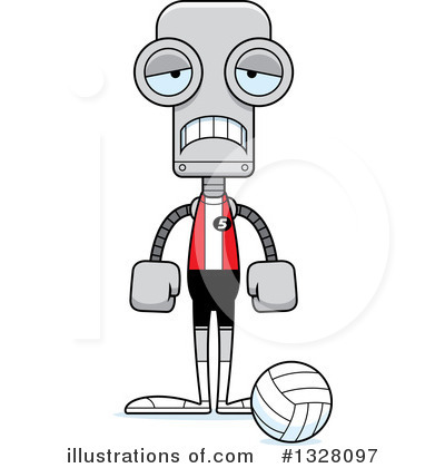 Royalty-Free (RF) Robot Clipart Illustration by Cory Thoman - Stock Sample #1328097