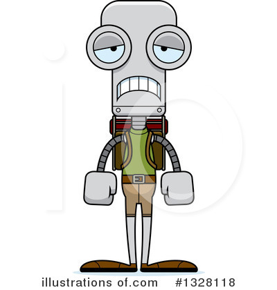 Royalty-Free (RF) Robot Clipart Illustration by Cory Thoman - Stock Sample #1328118