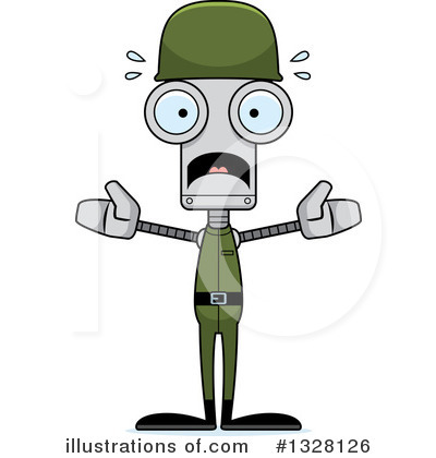 Royalty-Free (RF) Robot Clipart Illustration by Cory Thoman - Stock Sample #1328126