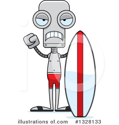 Royalty-Free (RF) Robot Clipart Illustration by Cory Thoman - Stock Sample #1328133