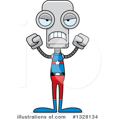 Royalty-Free (RF) Robot Clipart Illustration by Cory Thoman - Stock Sample #1328134