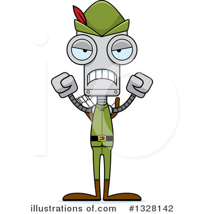Royalty-Free (RF) Robot Clipart Illustration by Cory Thoman - Stock Sample #1328142