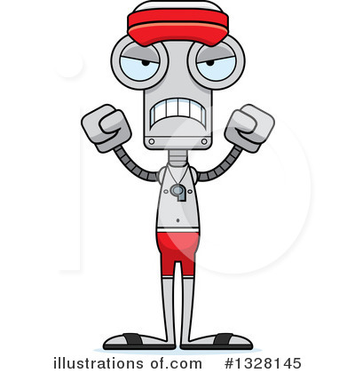 Royalty-Free (RF) Robot Clipart Illustration by Cory Thoman - Stock Sample #1328145