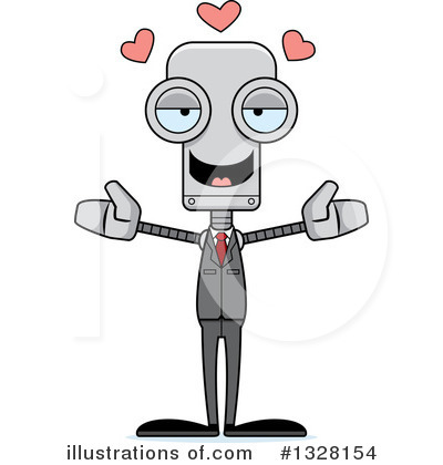 Royalty-Free (RF) Robot Clipart Illustration by Cory Thoman - Stock Sample #1328154