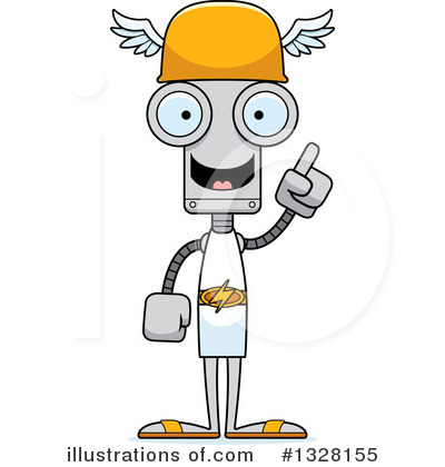 Royalty-Free (RF) Robot Clipart Illustration by Cory Thoman - Stock Sample #1328155