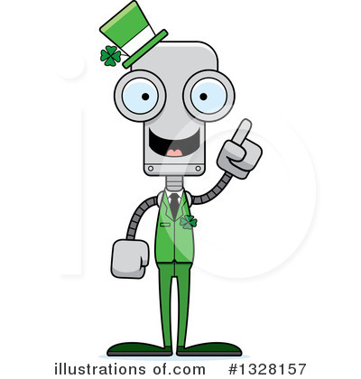 Royalty-Free (RF) Robot Clipart Illustration by Cory Thoman - Stock Sample #1328157