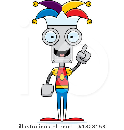 Royalty-Free (RF) Robot Clipart Illustration by Cory Thoman - Stock Sample #1328158